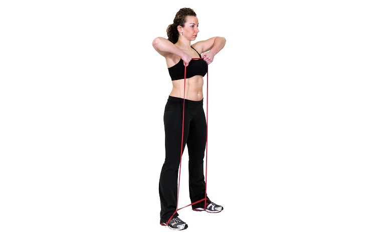 12 Arm Workouts With Resistance Bands
