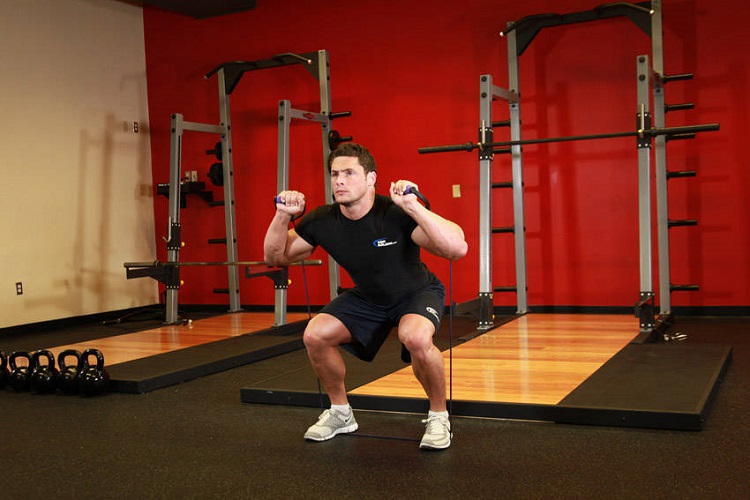 #1 Banded Front Squat
