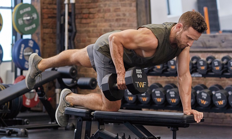 #5 Dumbbell Rowboat