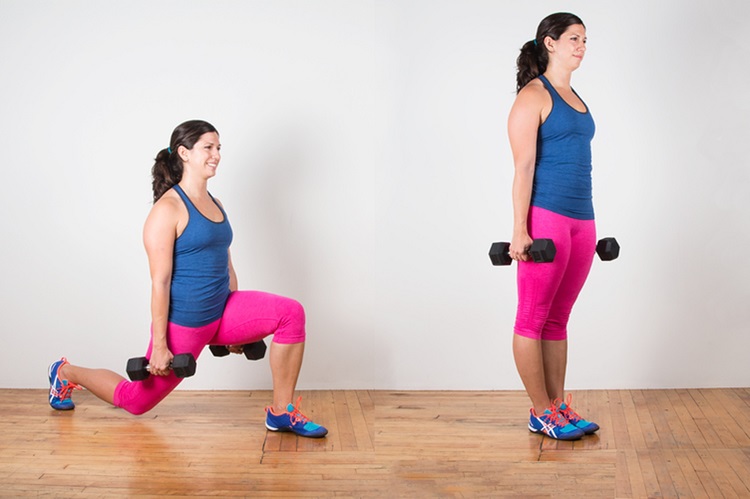 10 Workouts With Dumbbells At Home