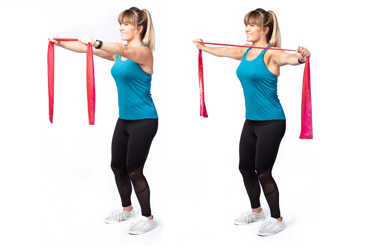 12 Arm Workouts With Resistance Bands