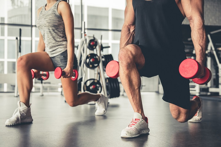 #6 Dumbbell Lunge