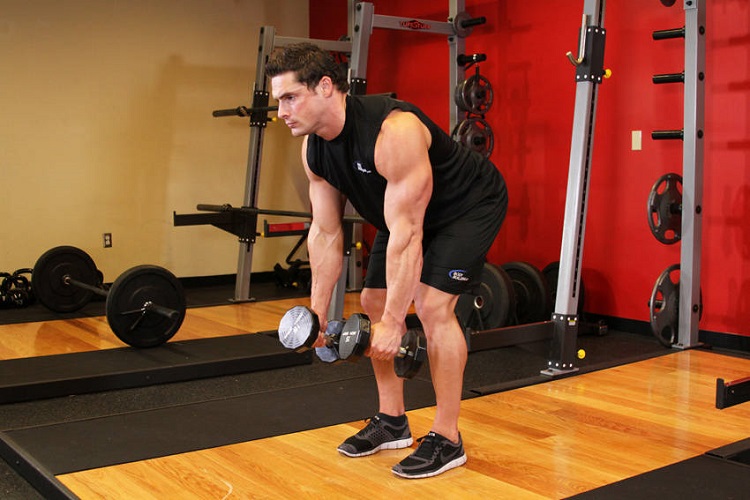 #10 Dumbbell Bent-Over Row